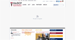 Desktop Screenshot of 09conferencecd.nadcp.org