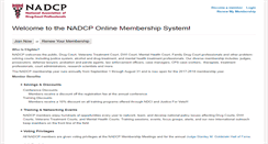 Desktop Screenshot of members.nadcp.org